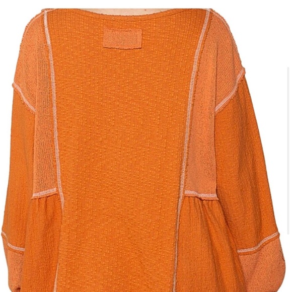 POL Sweater Contrast Pattern 
Sweater -Boho Top Large NWT Boutique - Picture 5 of 10